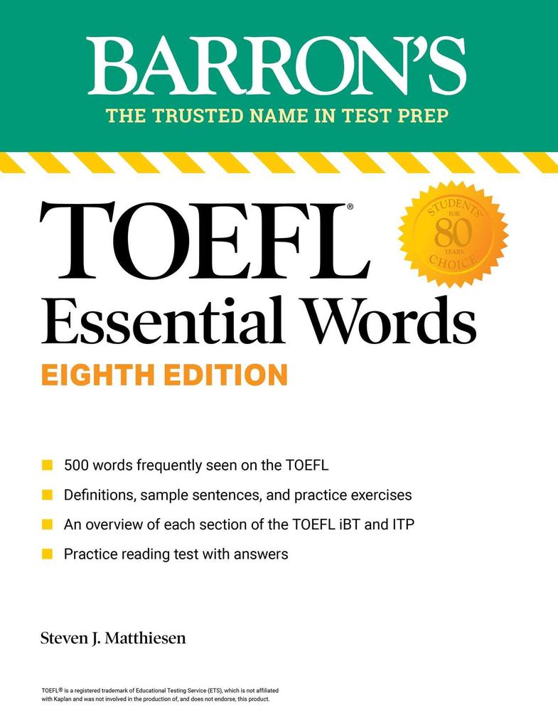 TOEFL Essential Words Eighth Edition