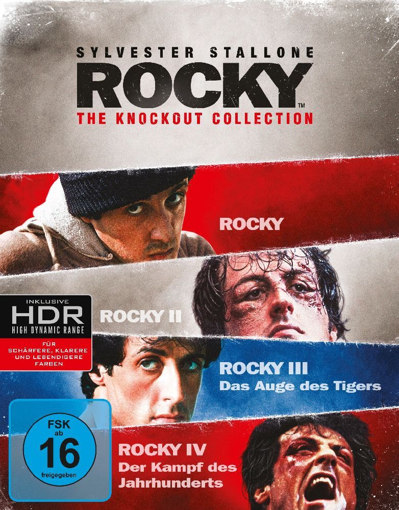 Rocky 4-Film Collection 3 4 UHD-Blu-ray + 1 Blu-ray
