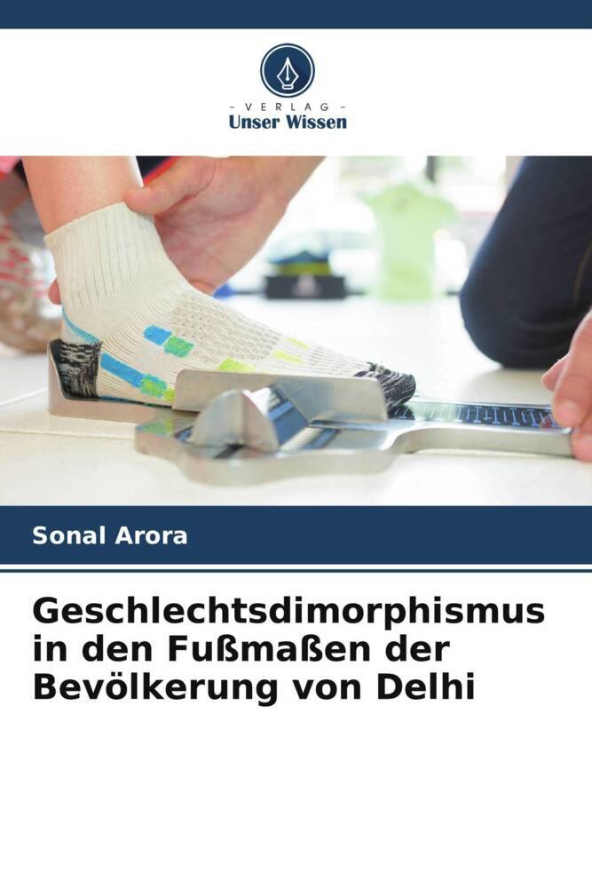Geschlechtsdimorphismus in den Fußmaßen der Bevölkerung von Delhi