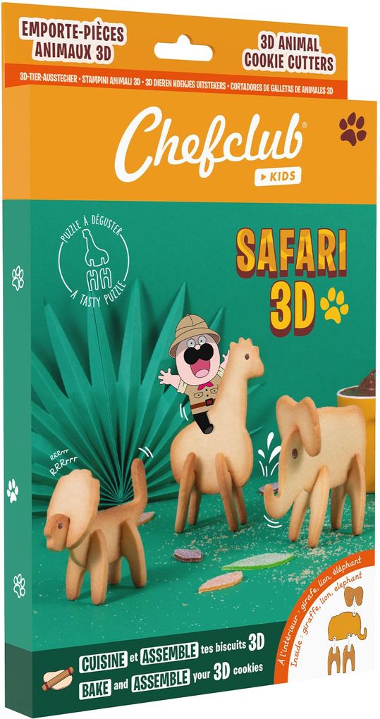 Chefclub Kids - Keksausstecher Safari Kekse 3D