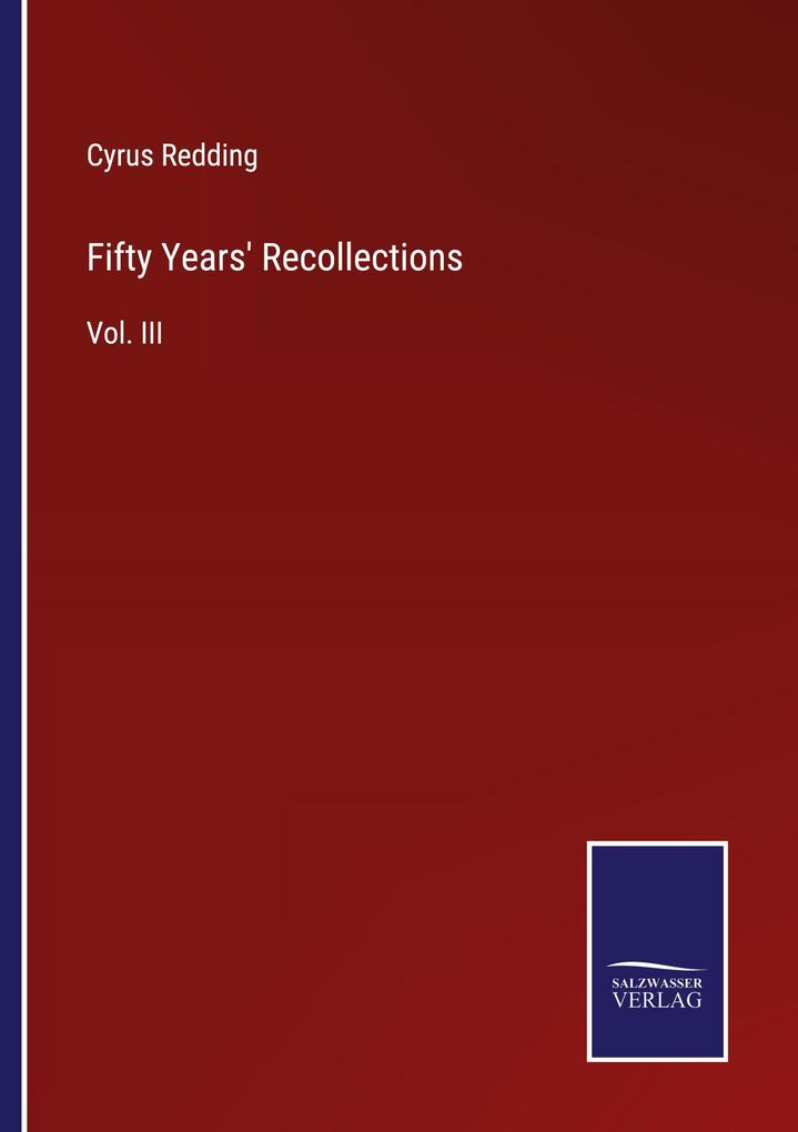 Fifty Years' Recollections