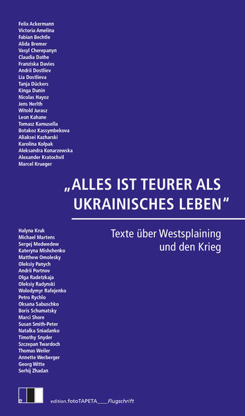ALLES IST TEURER ALS UKRAINISCHES LEBEN
