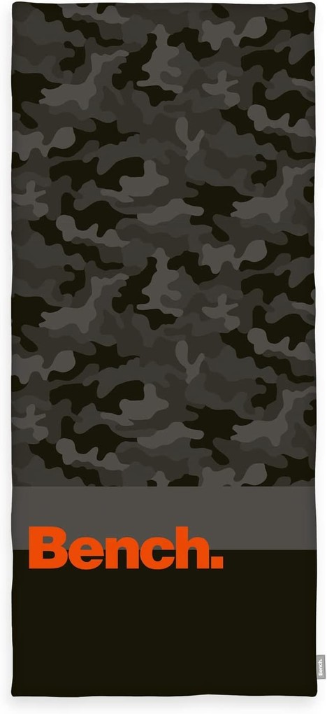 Herding 6112608537 - Bench Strandtuch Saunatuch 80x180cm 100% Baumwolle Camouflage/Tarnmuster