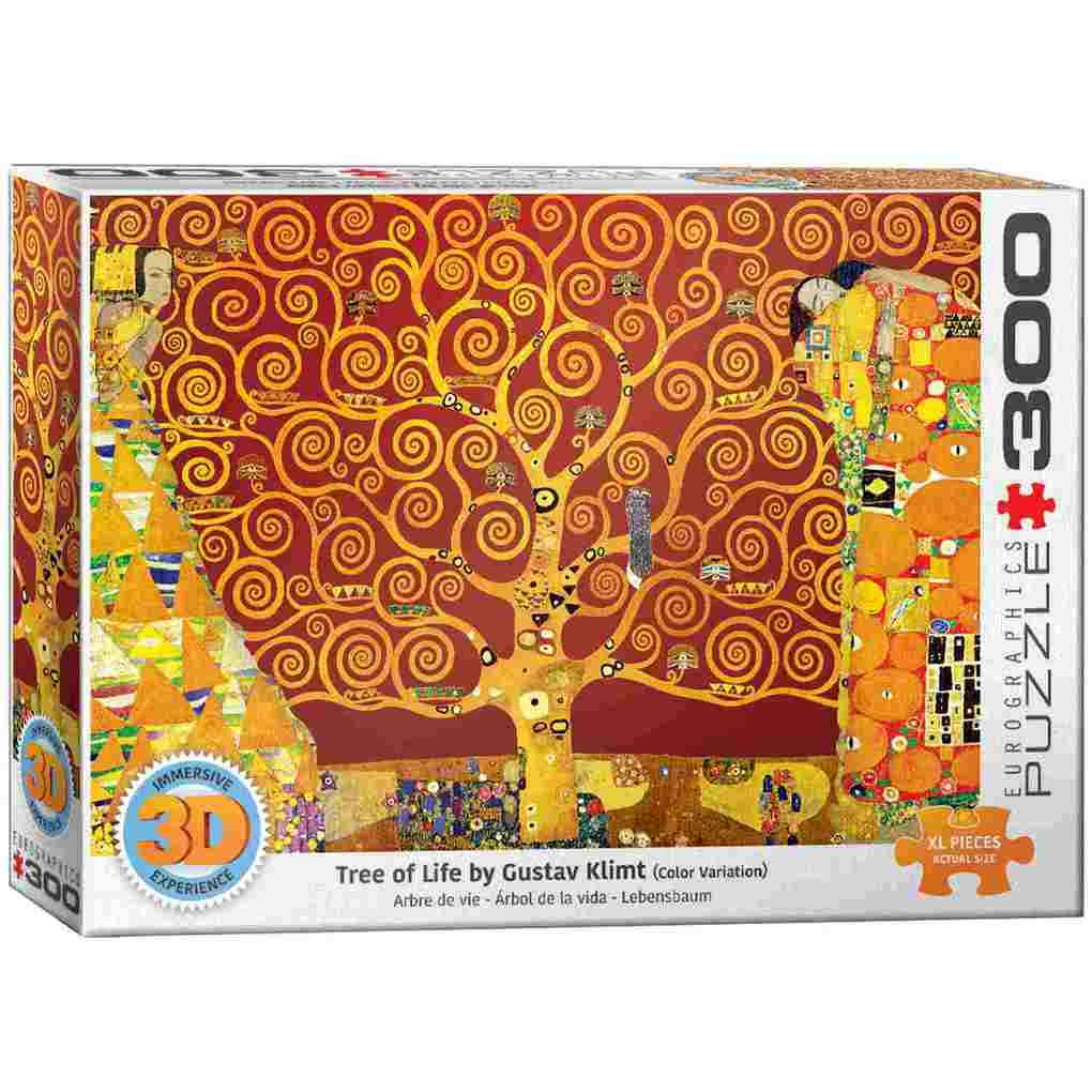 Eurographics 6331-6059 - Lebensbaum Gustav Klimt Lenticular 3D-Puzzle 300 XL-Teile