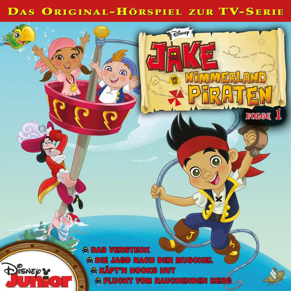 01: Das Versteck / Die Jagd nach der Muschel / Käpt‘n Hooks Hut / Flucht vom Rauchenden Berg (Disney TV-Serie)