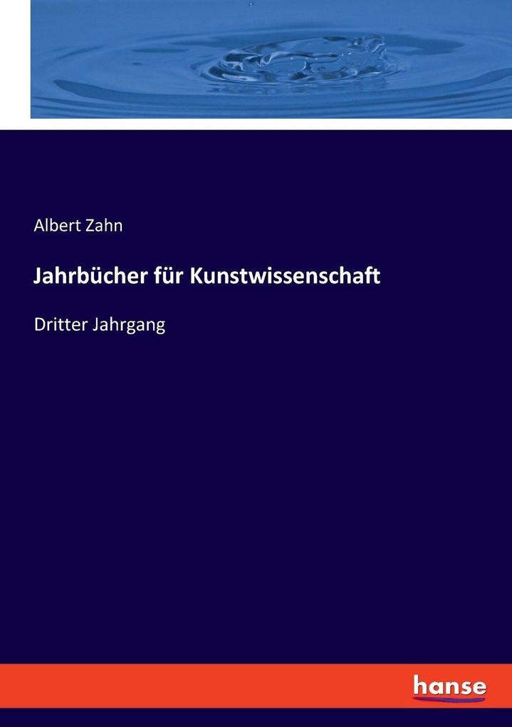 Jahrbücher für Kunstwissenschaft