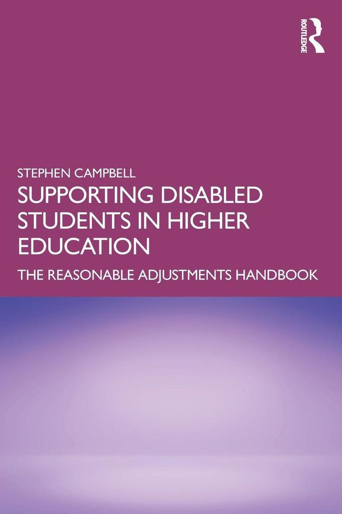 Supporting Disabled Students in Higher Education