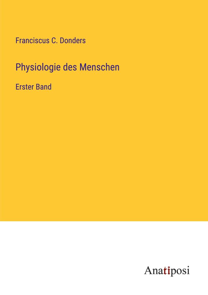 Physiologie des Menschen