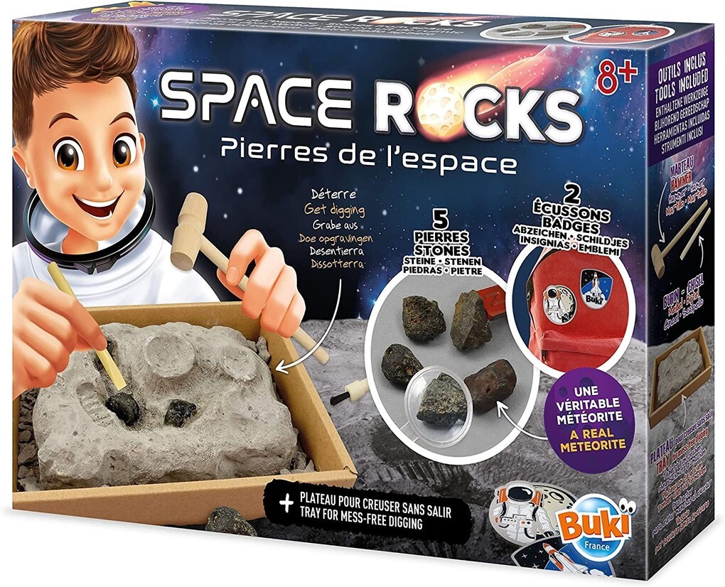 Buki 442 - Space Rocks Steine aus dem Weltall Experimentierkasten
