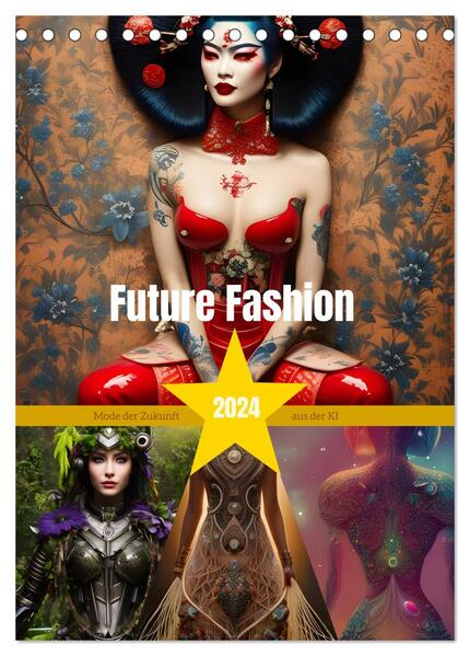 Future Fashion (Tischkalender 2024 DIN A5 hoch) CALVENDO Monatskalender