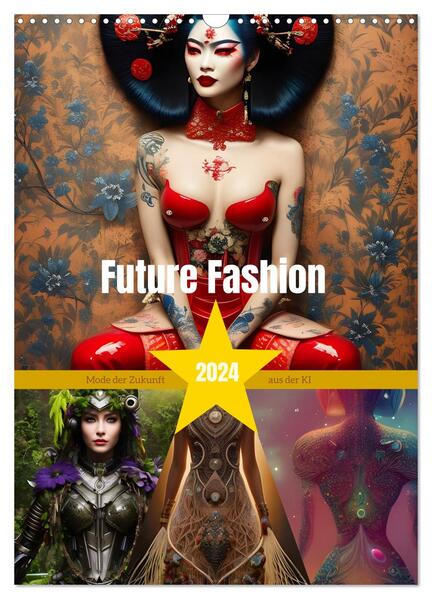 Future Fashion (Wandkalender 2024 DIN A3 hoch) CALVENDO Monatskalender