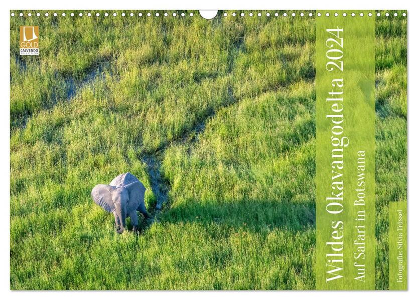 Wildes Okavangodelta (Wandkalender 2024 DIN A3 quer) CALVENDO Monatskalender