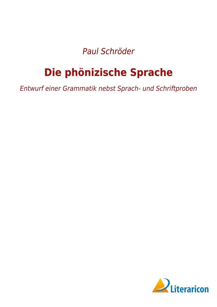 Die phönizische Sprache