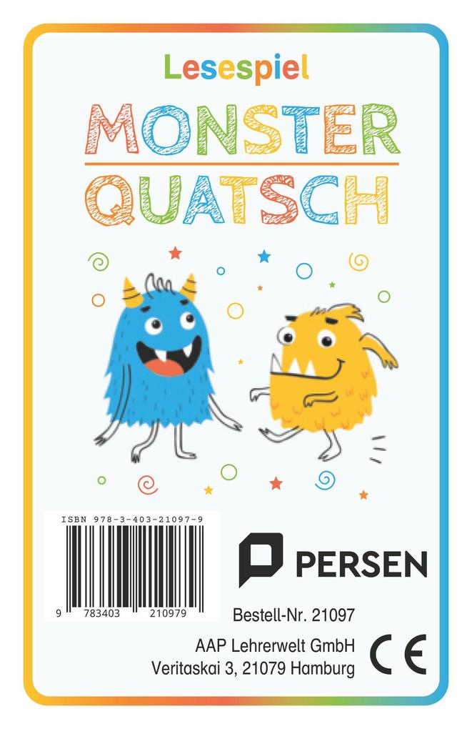 Lesespiel Monster-Quatsch