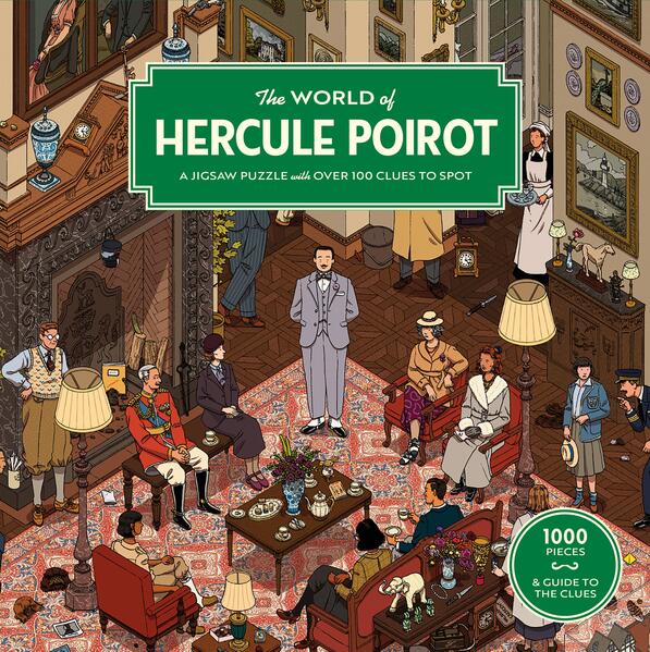 Laurence King The World Of Hercule Poirot 1000 Piece Puzzle
