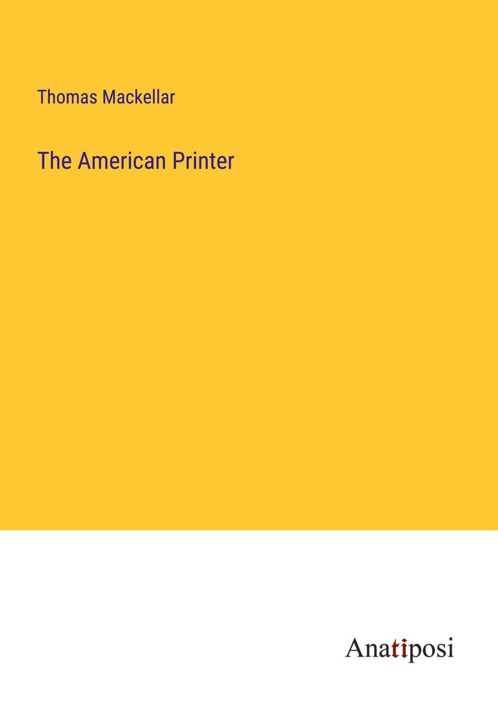 The American Printer