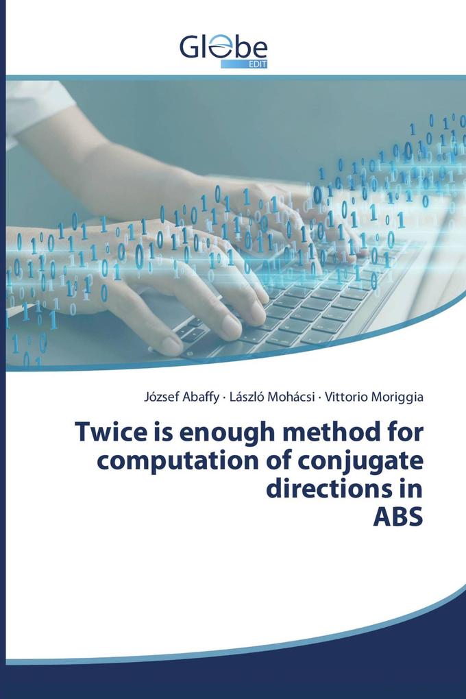 Twice is enough method for computation of conjugate directions in ABS