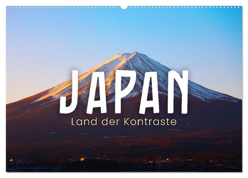 Japan - Land der Kontraste (Wandkalender 2024 DIN A2 quer) CALVENDO Monatskalender