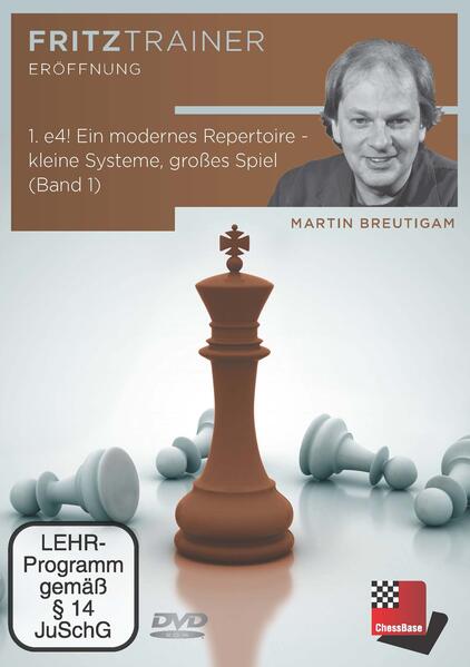 1. e4! Ein modernes Repertoire - kleine Systeme großes Spiel (Band 1)DVD-ROM