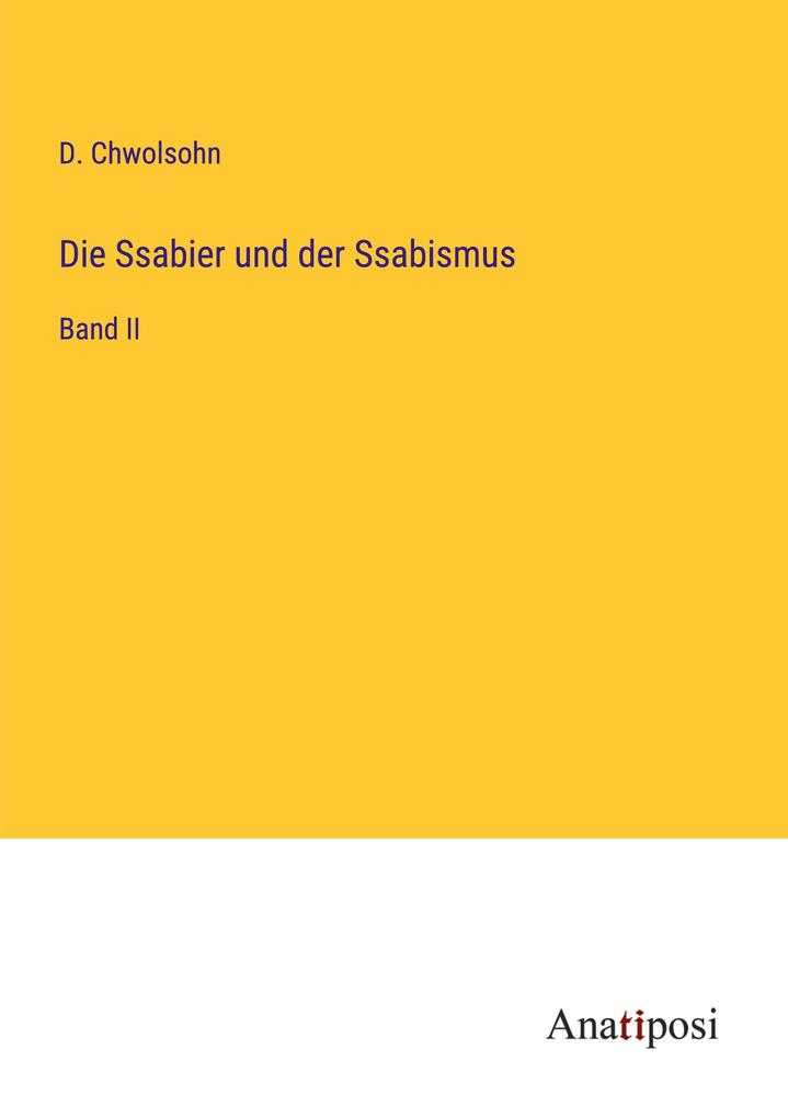 Die Ssabier und der Ssabismus
