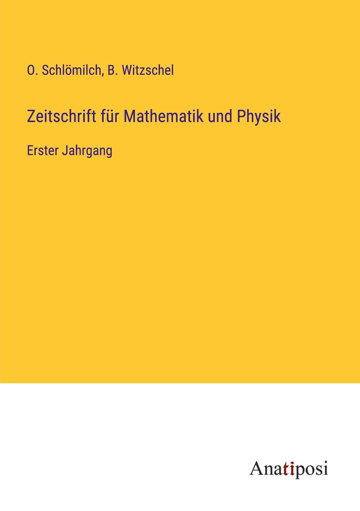 Zeitschrift für Mathematik und Physik