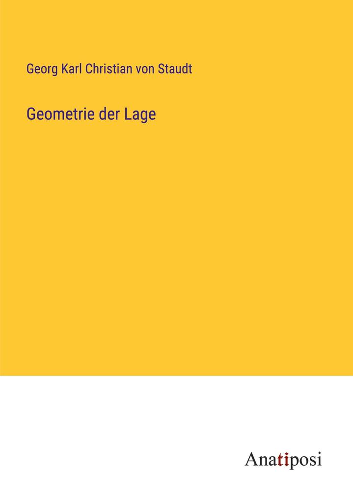 Geometrie der Lage