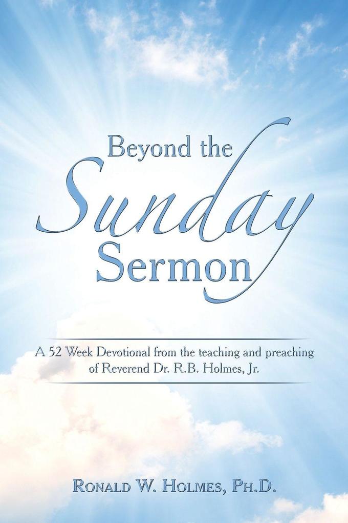 Beyond the Sunday Sermon