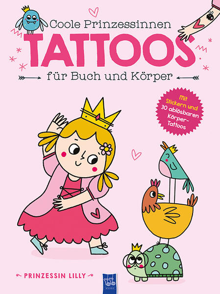 Coole Prinzessinnen Tattoos für Buch und Körper - Prinzessin 