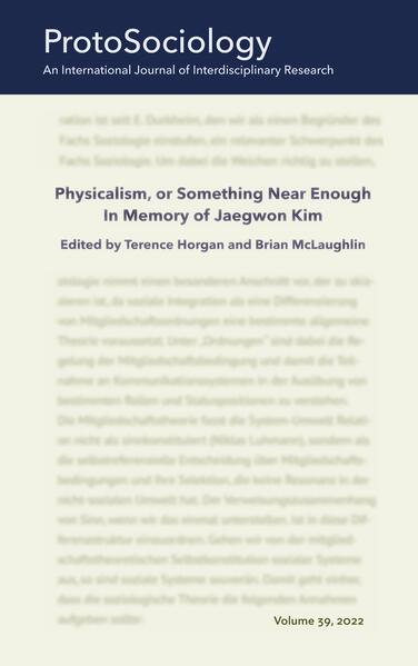 Physicalism or Something Near Enough