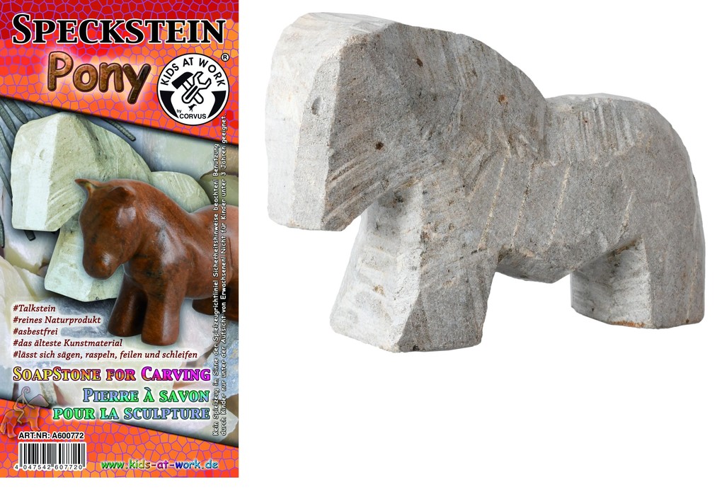 Corvus A600772 - Kids-at-Work Speckstein Rohling Pony