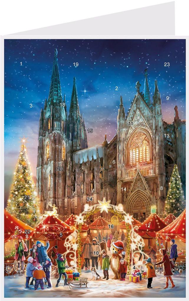 Postkarten-Adventskalender Kölner Dom
