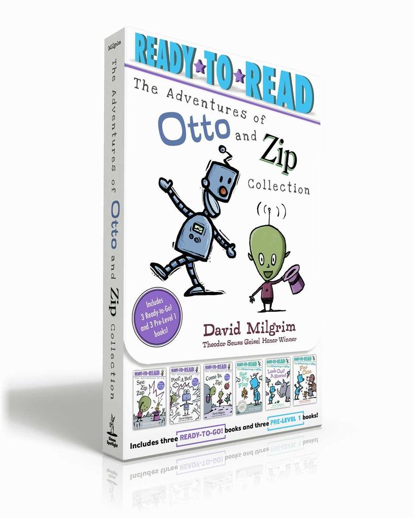 The Adventures of Otto and Zip Collection (Boxed Set): See Zip Zap; Poof! a Bot!; Come In Zip!; See Pip Flap; Look Out! a Storm!; For Otto