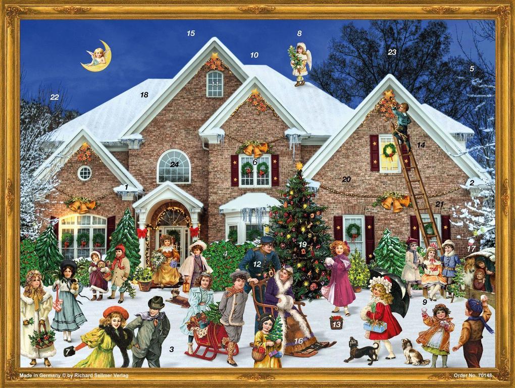 Adventskalender 'Viktorianisches Haus'