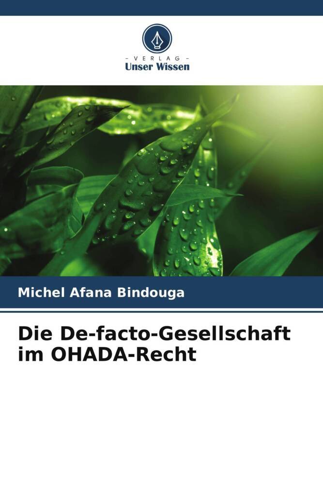 Die De-facto-Gesellschaft im OHADA-Recht