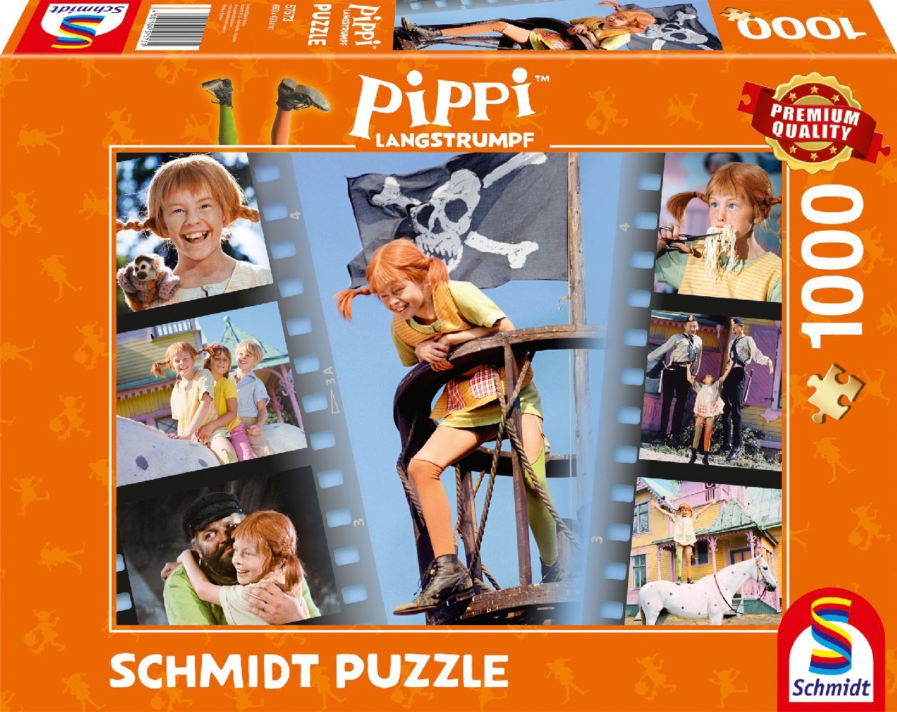 Schmidt Spiele - Pippi Langstrumpf - Sei frech und wild und wunderbar 1000 Teile