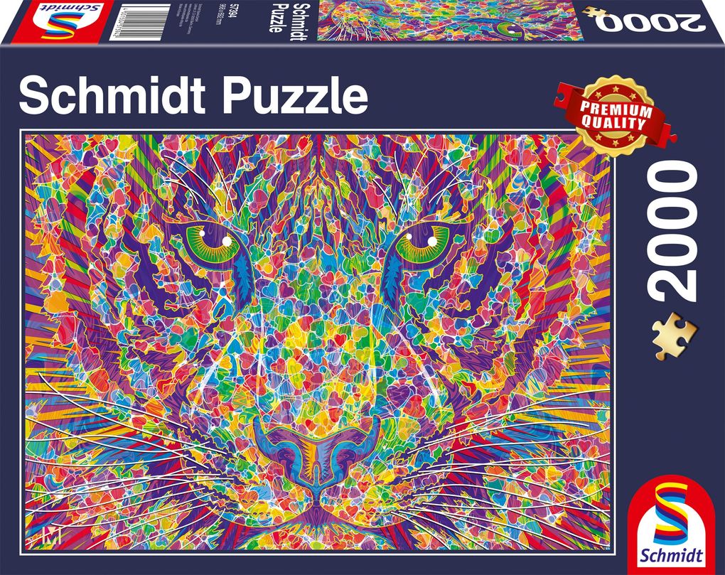 Schmidt Spiele - Standard - Wild at Heart Tiger 2000 Teile
