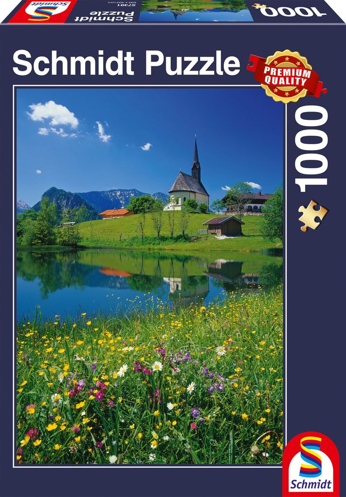 Schmidt Spiele - Standard - Inzell Einsiedlhof und Kirche St. Nikolaus 1000 Teile