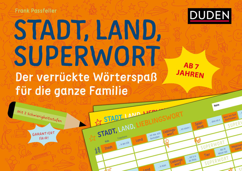 Stadt Land Superwort - Der verrückte Wörterspaß für die ganze Familie