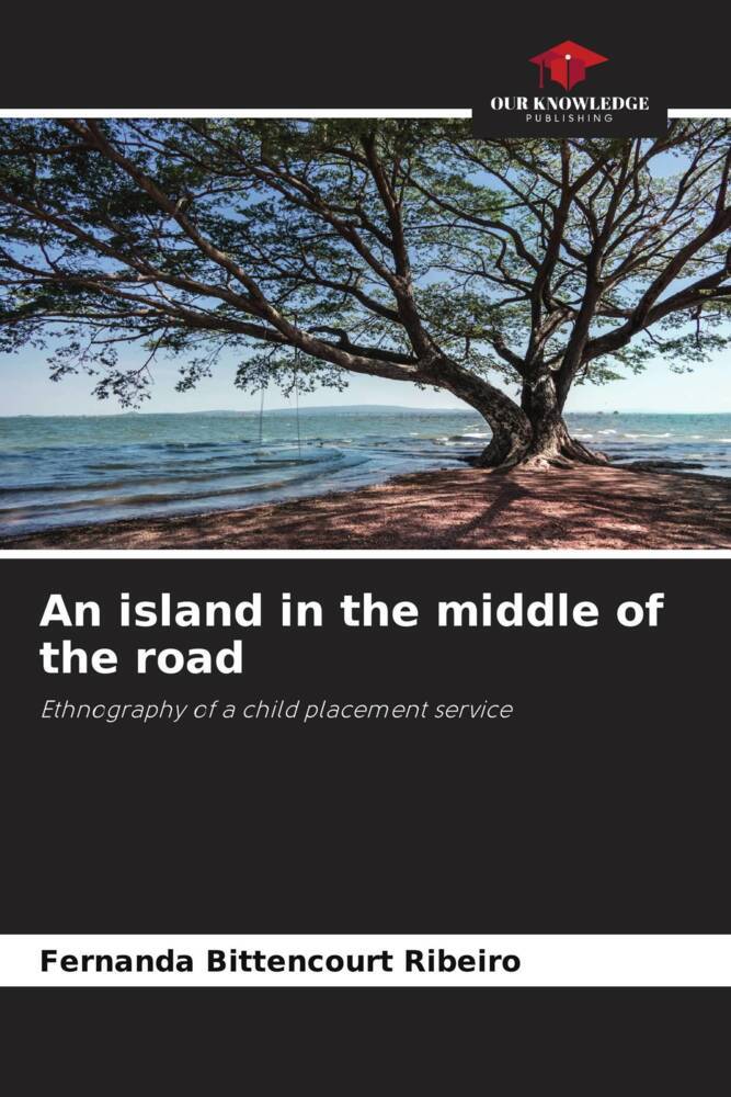 An island in the middle of the road