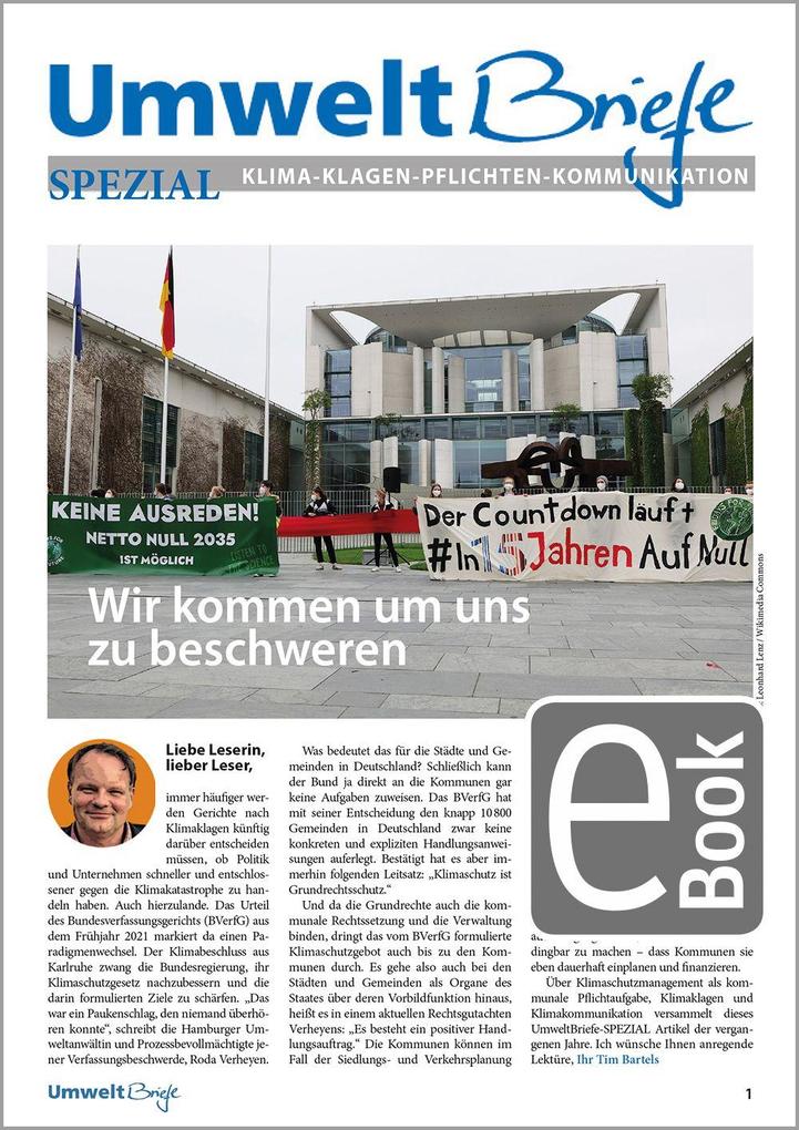 Umweltbriefe SPEZIAL - Klima Klagen Pflichten Kommunikation