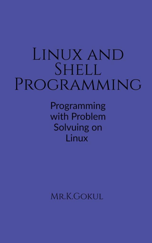 Linux and Shell Programming