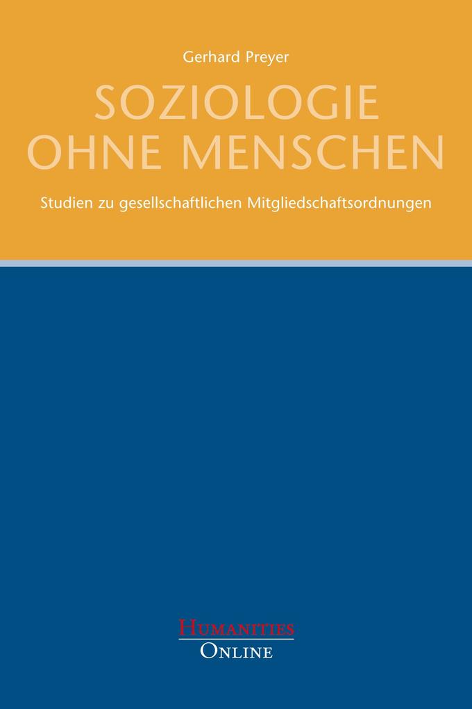 Soziologie ohne Menschen