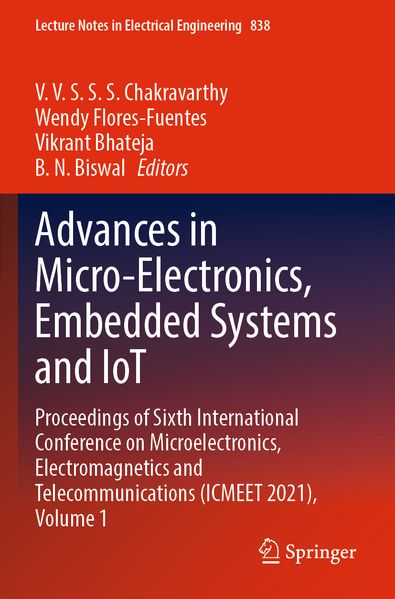 Advances in Micro-Electronics Embedded Systems and IoT