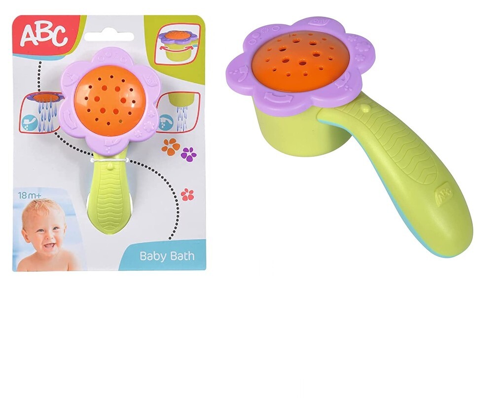Simba 104010021 - ABC Duschi Handbrause/Wasserschöpfer Badewannen-Spielzeug Baby Bath