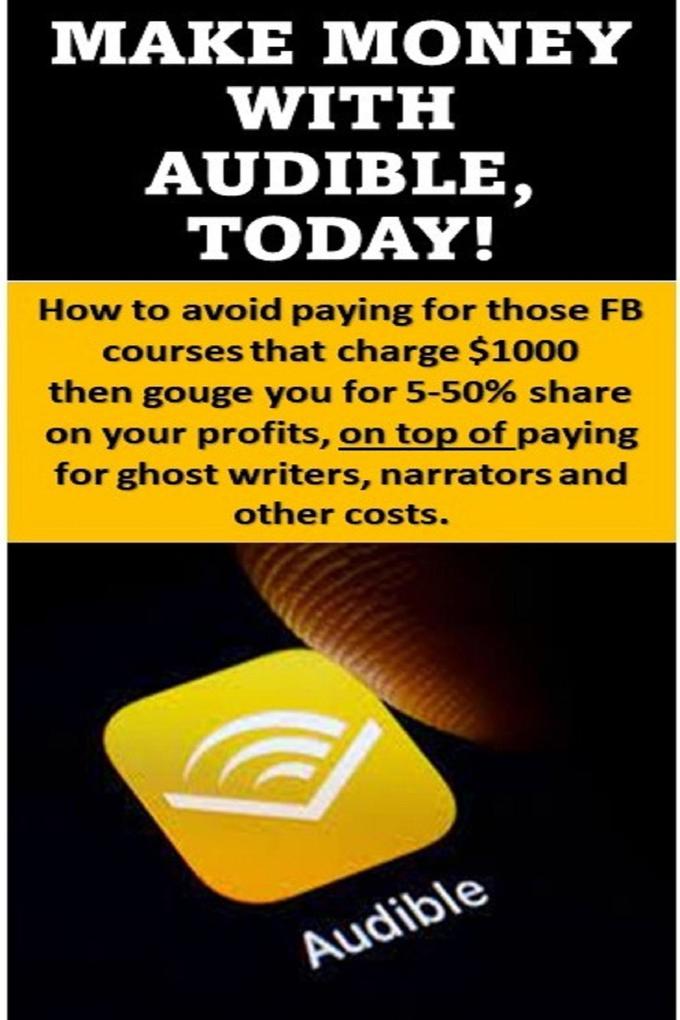 Make Money With Audible Today!