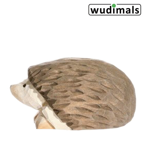 Wudimals A040713 - Igel Hedgehog handgeschnitzt aus Holz