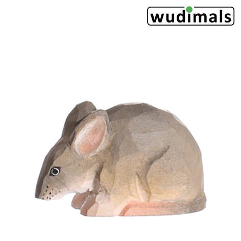 Wudimals A040606 - Maus Mouse handgeschnitzt aus Holz