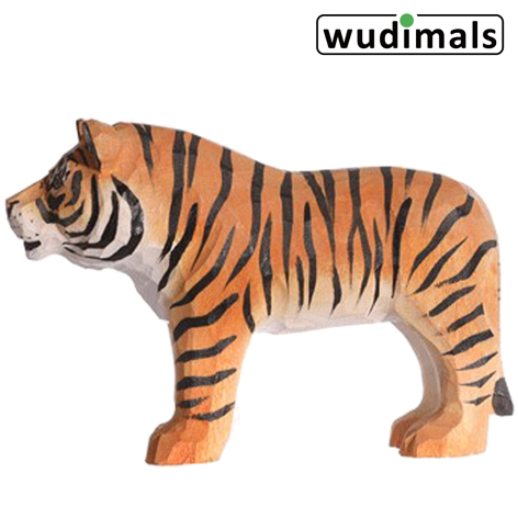 Wudimals A040458 - Tiger Tiger handgeschnitzt aus Holz