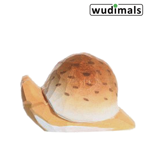 Wudimals A040715 - Schnecke Snail handgeschnitzt aus Holz