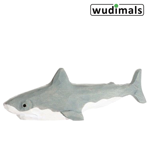 Wudimals A040805 - Hai Shark handgeschnitzt aus Holz